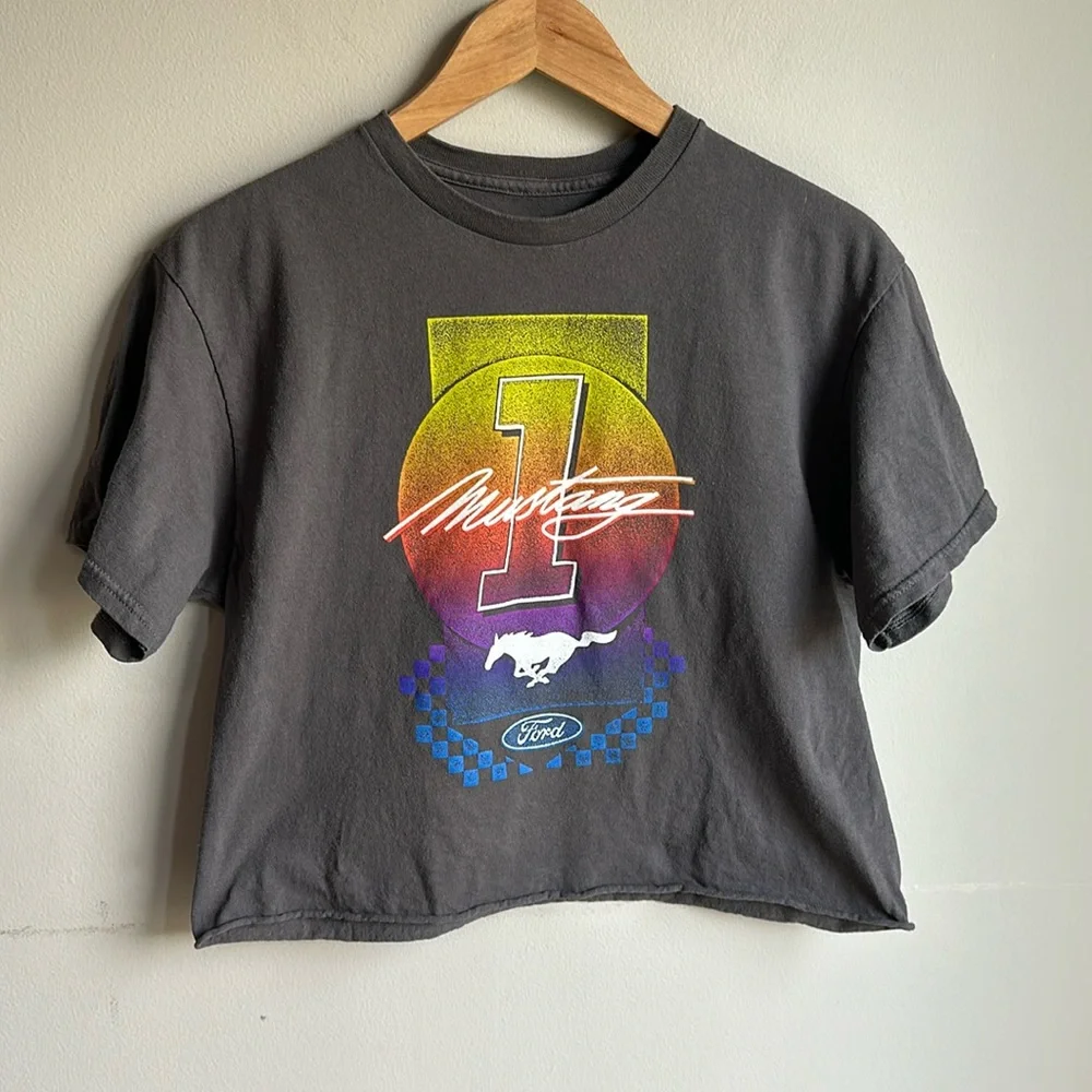 Ford mustang grey graphic t shirt medium - Picture 2 of 3